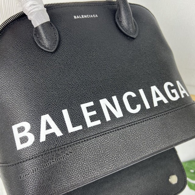 Balenciaga專櫃爆款新版/銀色LOGO大號手提貝殼包 巴黎世家原單大字母貝殼包 fyj1982